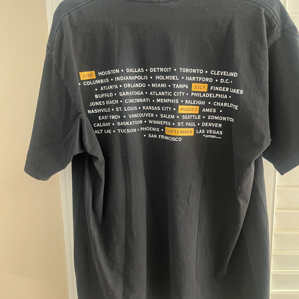 DON HENLEY 1991 Rare Vintage Single Stitch Tour Tee Shirt Sz XL GIANT Tag - Picture 5 of 5